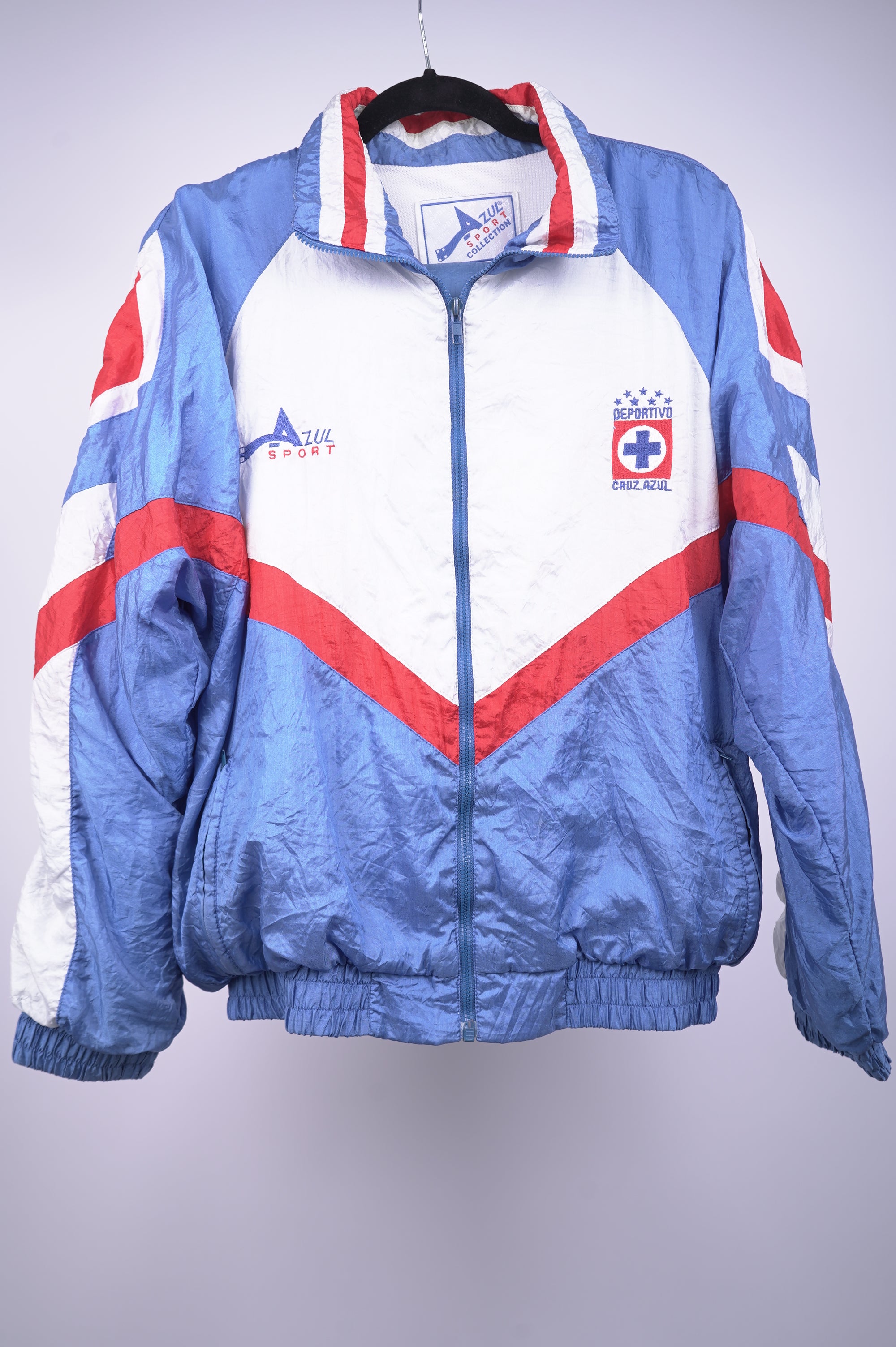 Cruz Azul Sport Blue Sweatshirt and Pants Set 1995