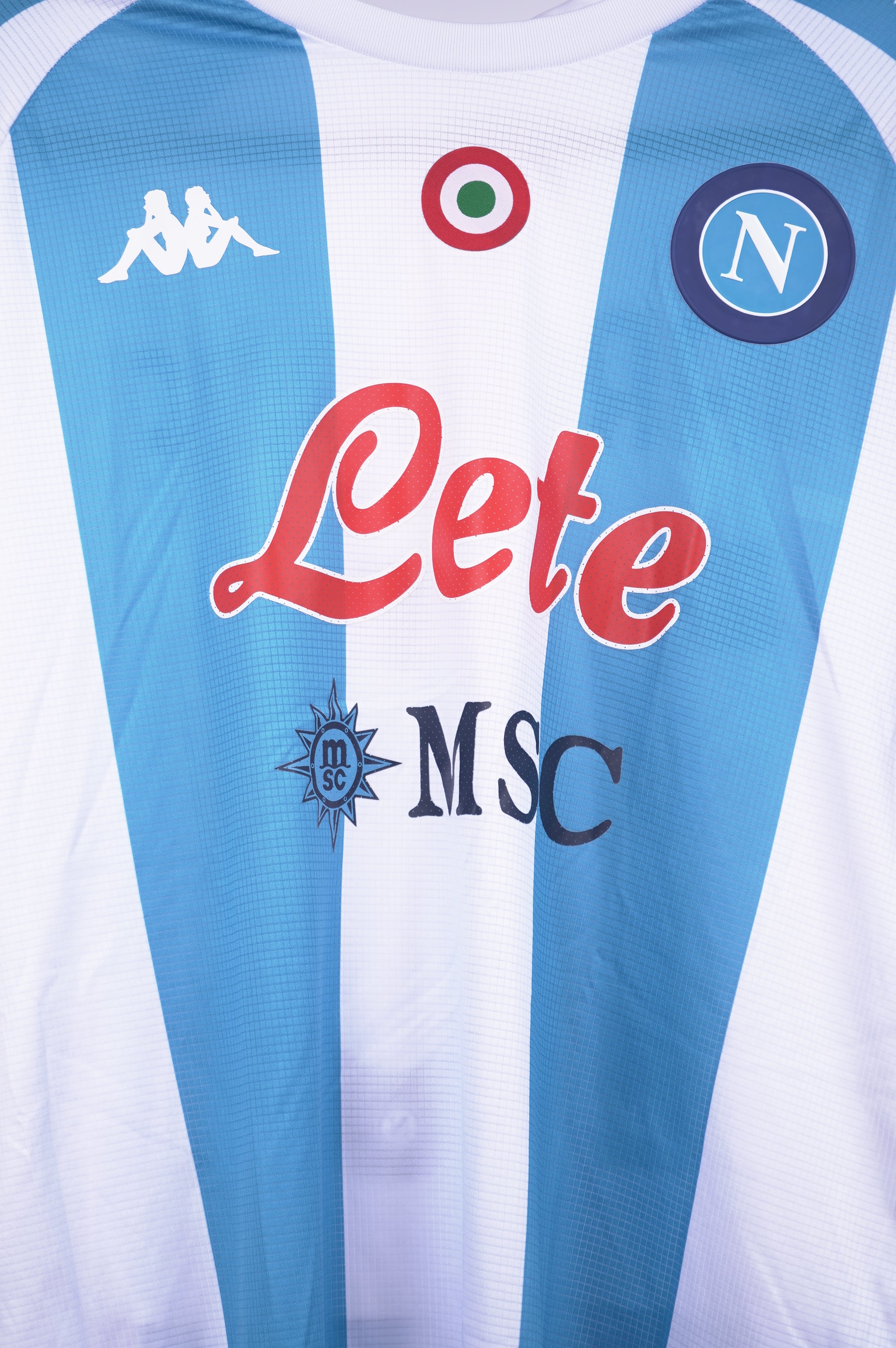 Napoli Local 2020-2021 parche Serie A y Campeón Maradona 10