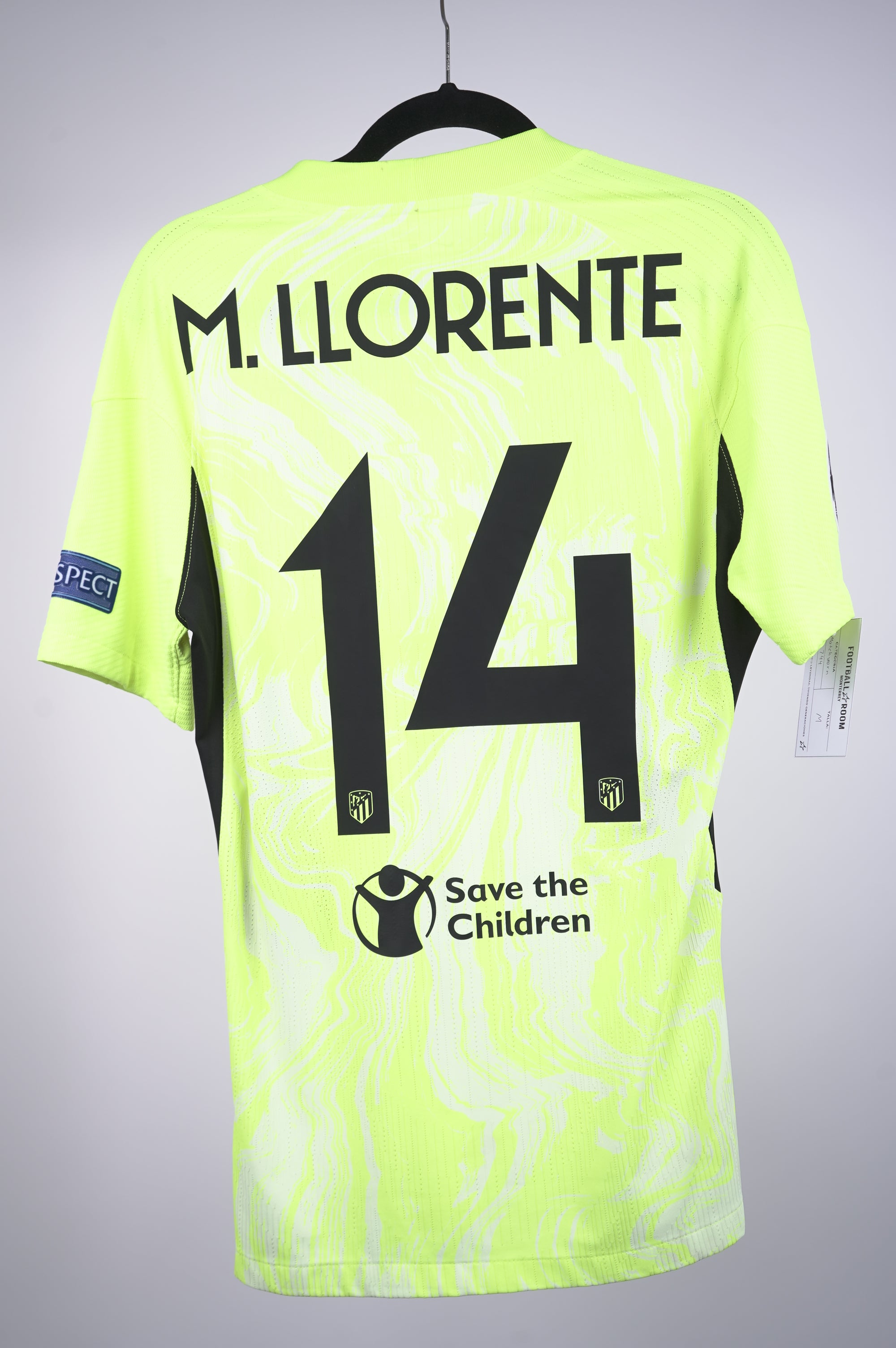 (Matchworn) Atletico Madrid 2020-21 tercera equipación M. Llorente 14