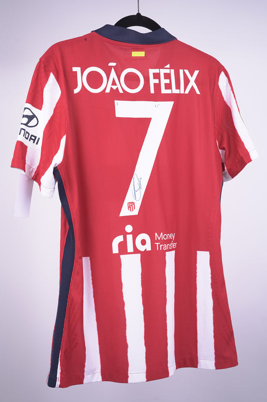 (Match Issue) Atletico de Madrid 2020-21 Joao Felix 7 (signed by Saul Ñiguez)