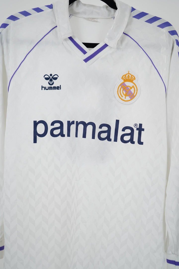 (Matchworn) Real Madrid Local 1986 - 1987 Rafael Gordillo 6 - The Football Room Mty