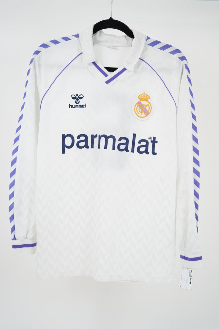 (Matchworn) Real Madrid Local 1986 - 1987 Rafael Gordillo 6 - The Football Room Mty