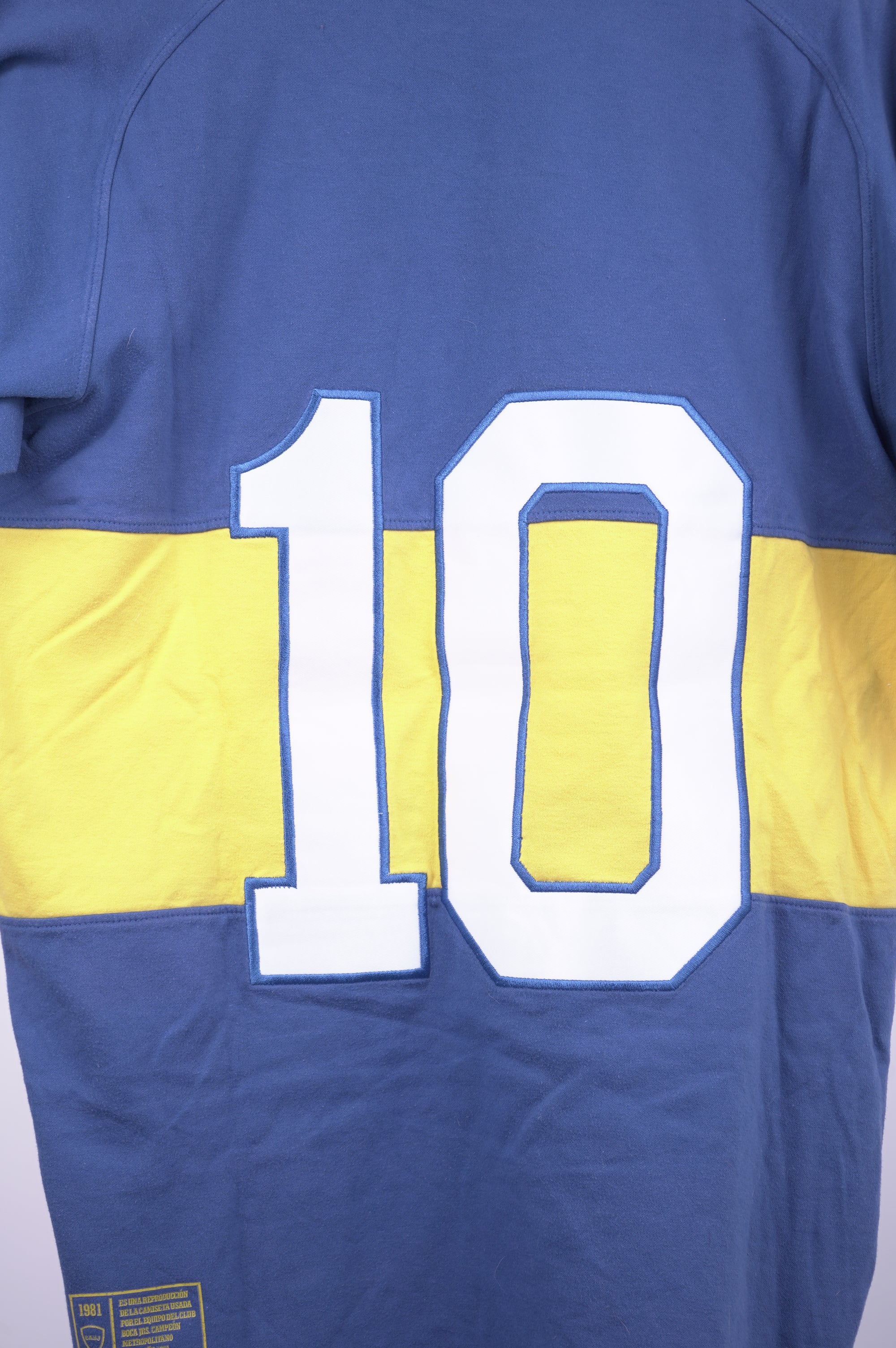 Playera de 100 años de aniversario Boca Juniors 2005 #10