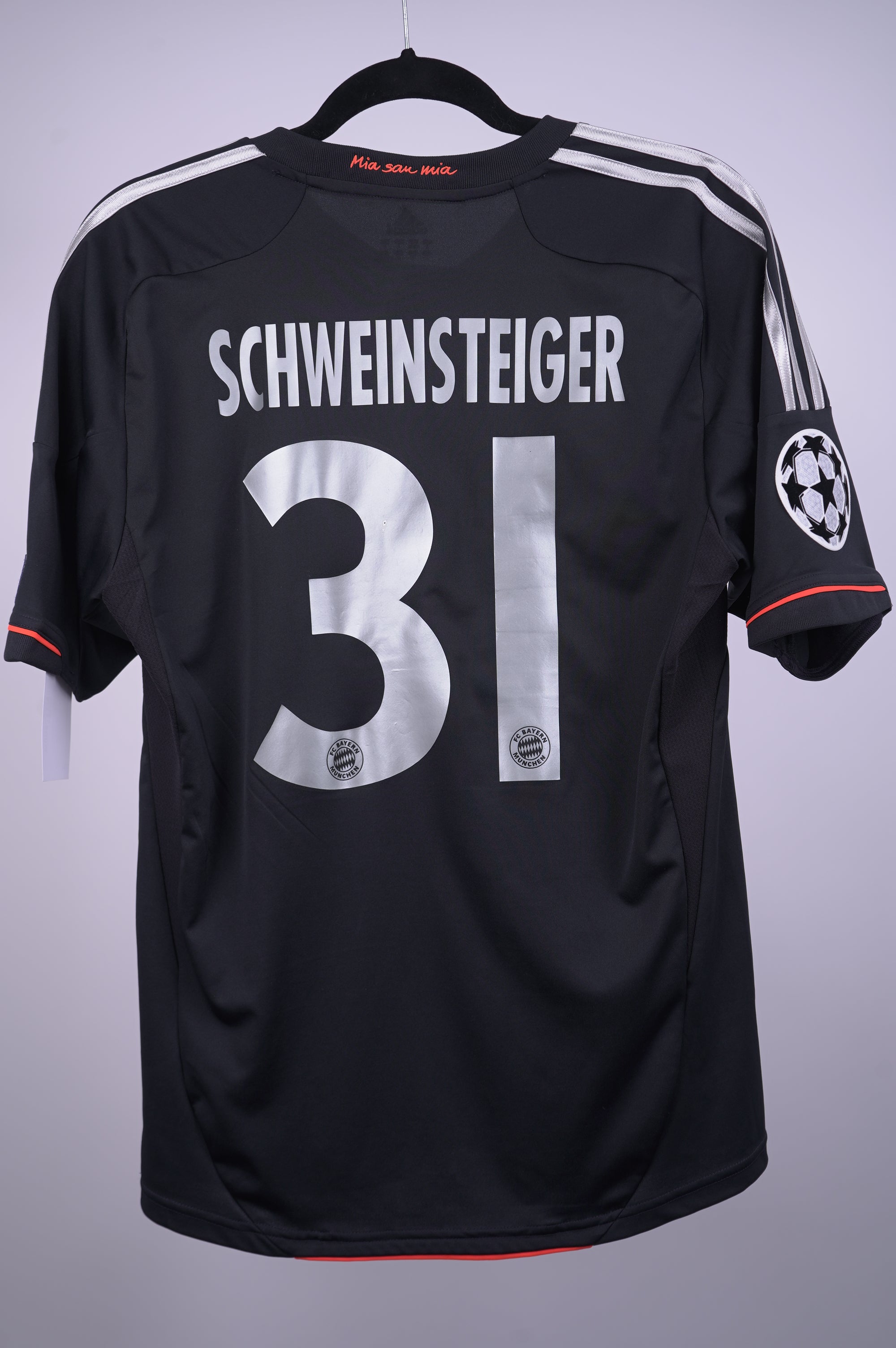 Bayern Munchen 2012-2013 tercera equipación Bastian Schwensteiger #31 c/ parche de la champions