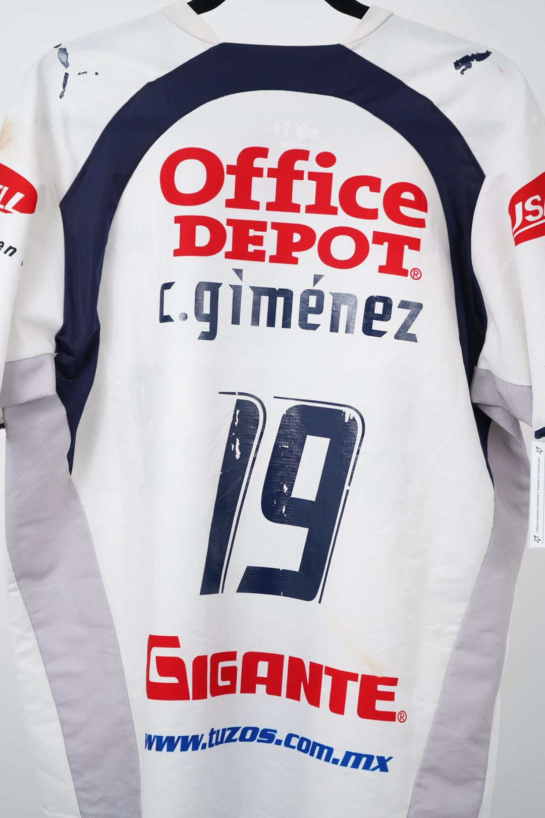 (Matchworn) Pachuca Local 2006 - 2007 19 Chaco Jimenez - The Football Room Mty