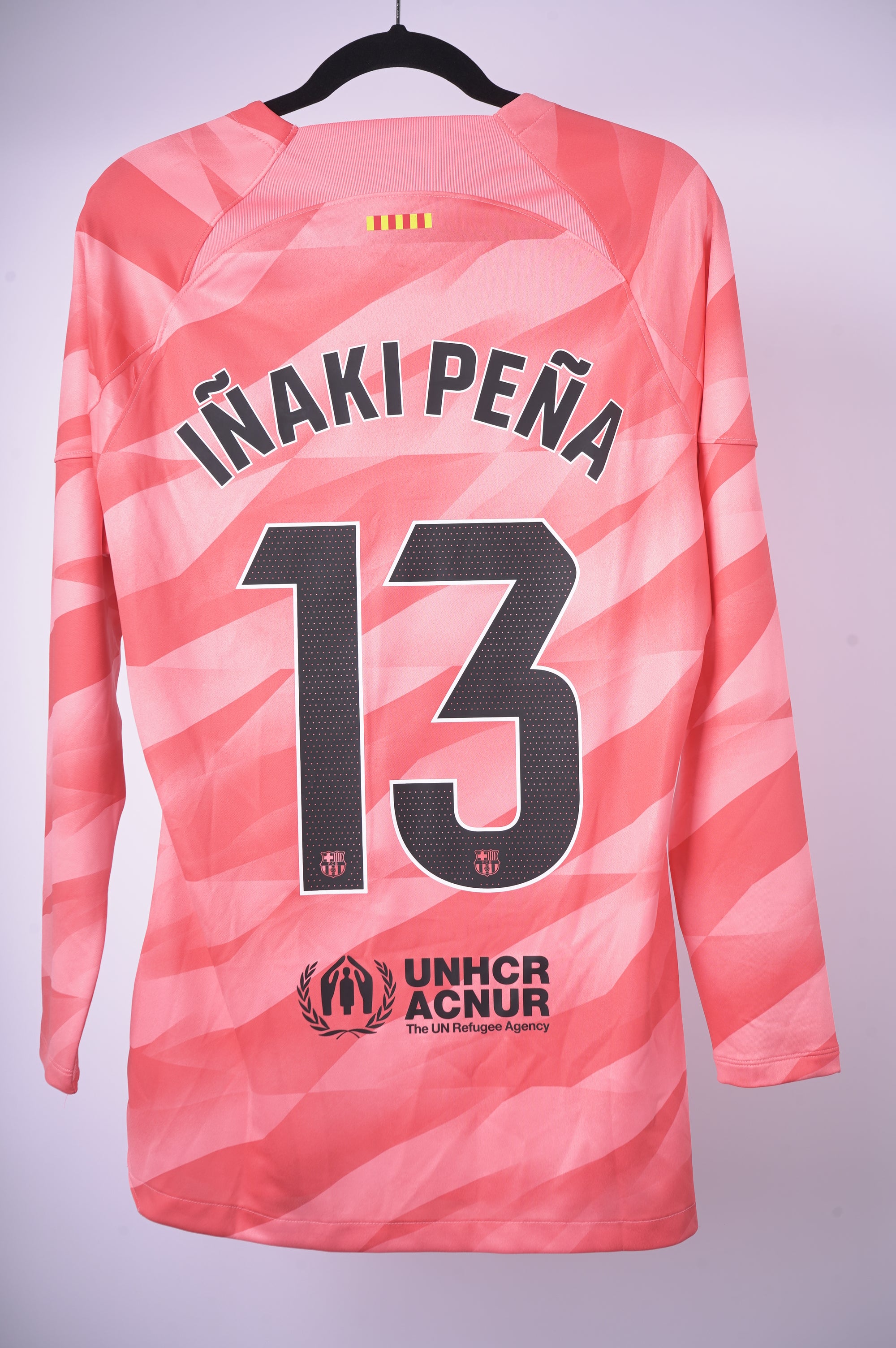 (Match Issue) Barcelona 2023-2024 #13 Pink Iñaki Peña