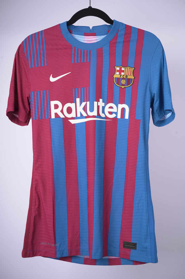Barcelona Home 2021-2022 #11 Adama Traore