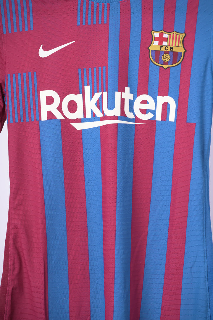 Barcelona Home 2021-2022 #11 Adama Traore