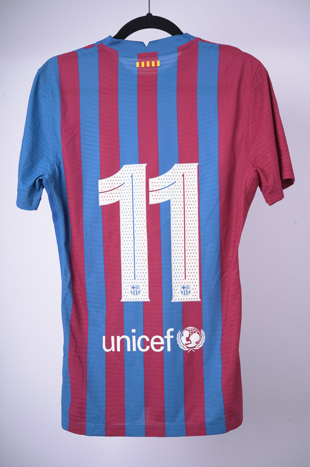 Barcelona Home 2021-2022 #11 Adama Traore