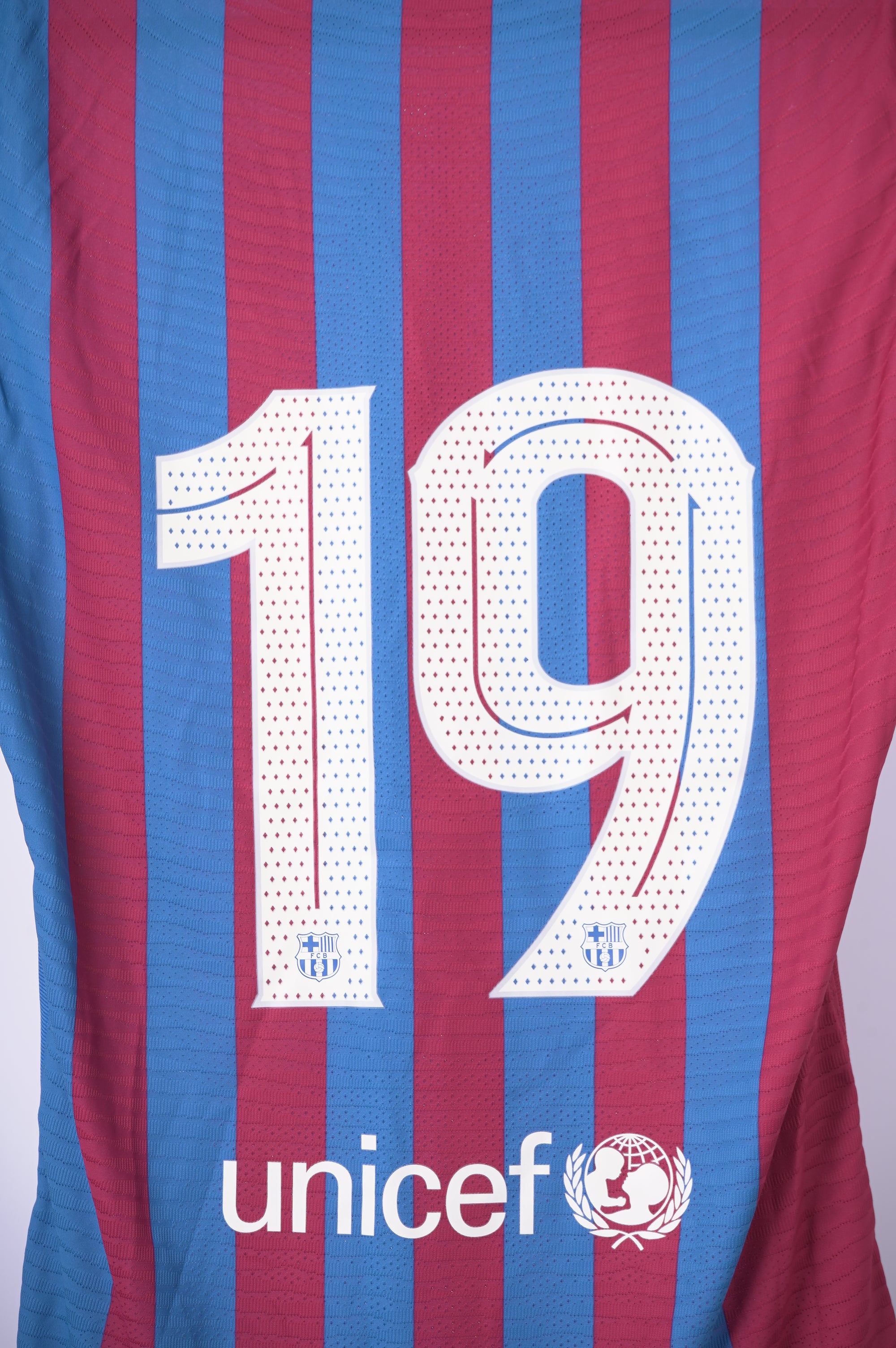 (Match Issue) Barcelona Home 2021-2022 #19 Ferran Torres