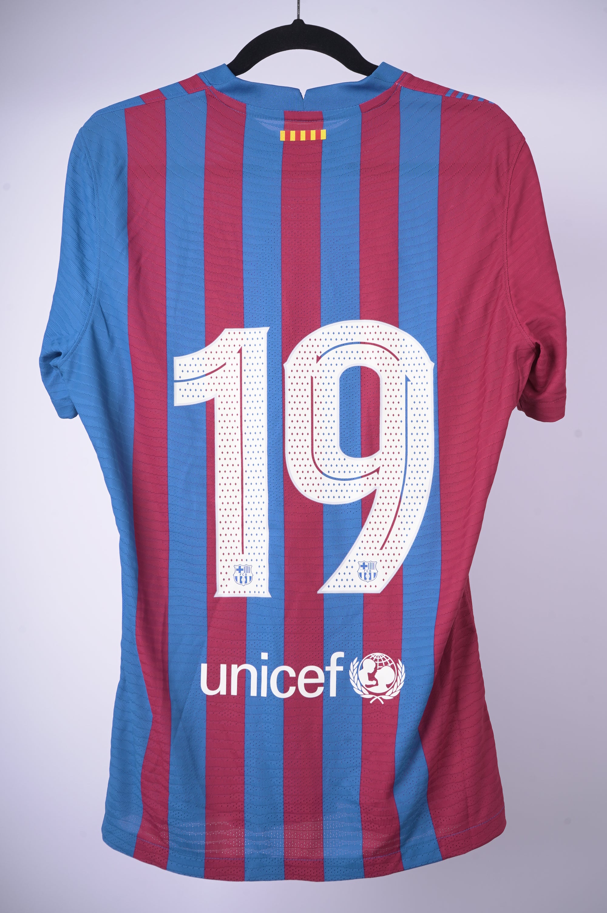 (Match Issue) Barcelona Home 2021-2022 #19 Ferran Torres