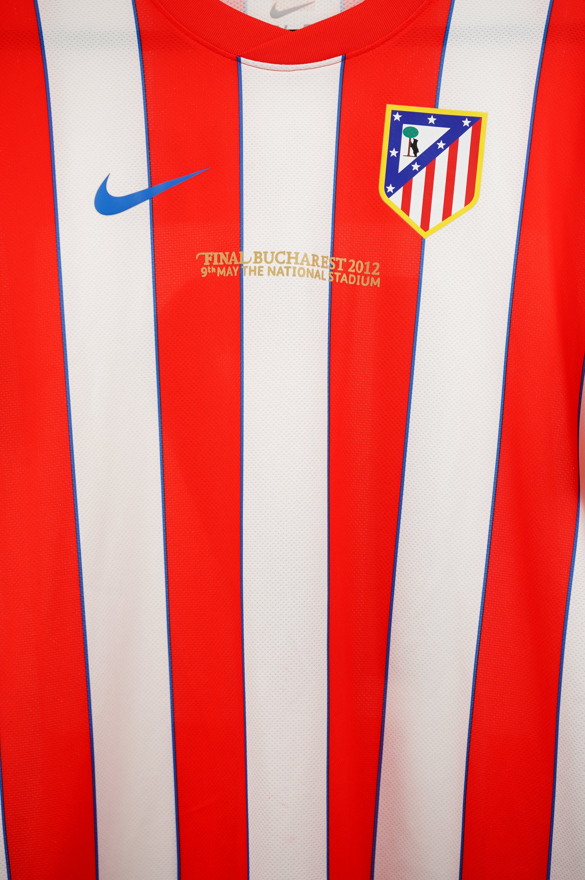 (Match Issue) Atlético de Madrid Home 2012 Europa League Final Silvio #17 - Size XL