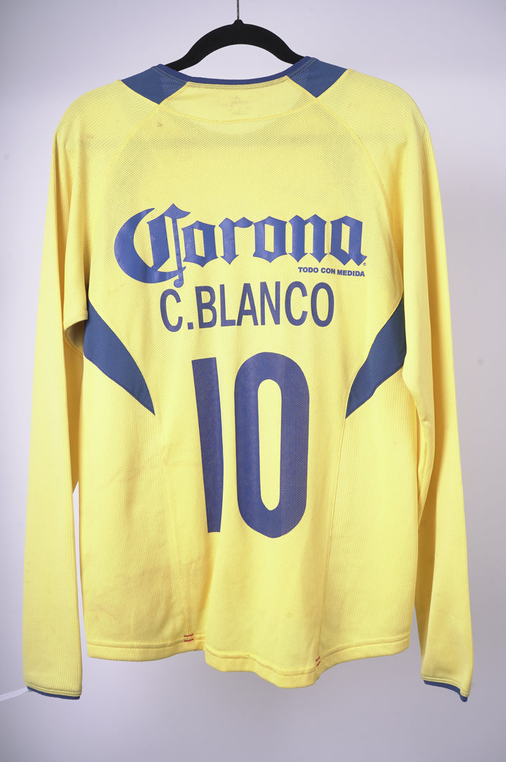 (Utilería) America Local 2005 manga larga Cuauhtemoc Blanco #10