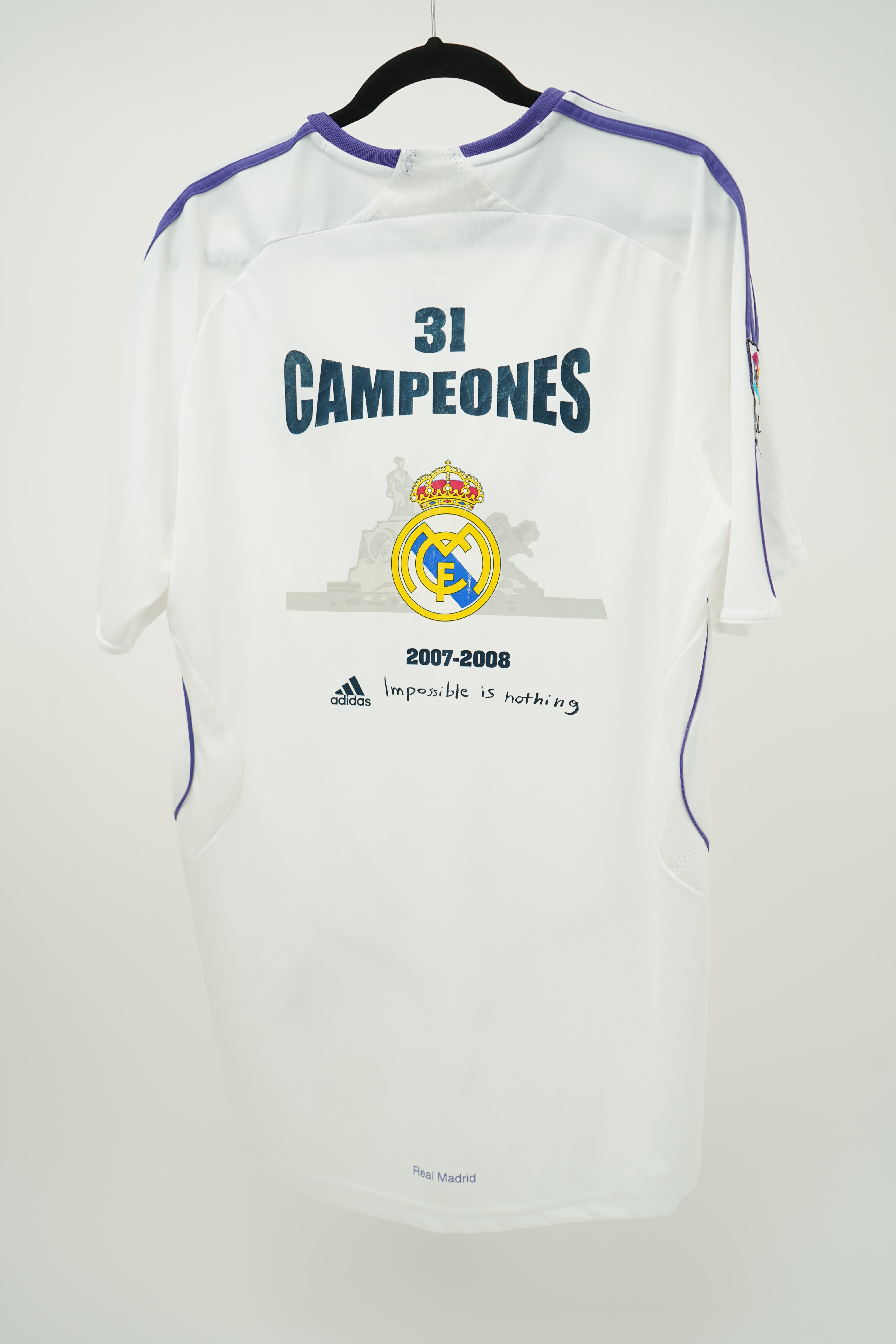 Real Madrid Campeon de Liga #31 2007-2008 - Talla XL
