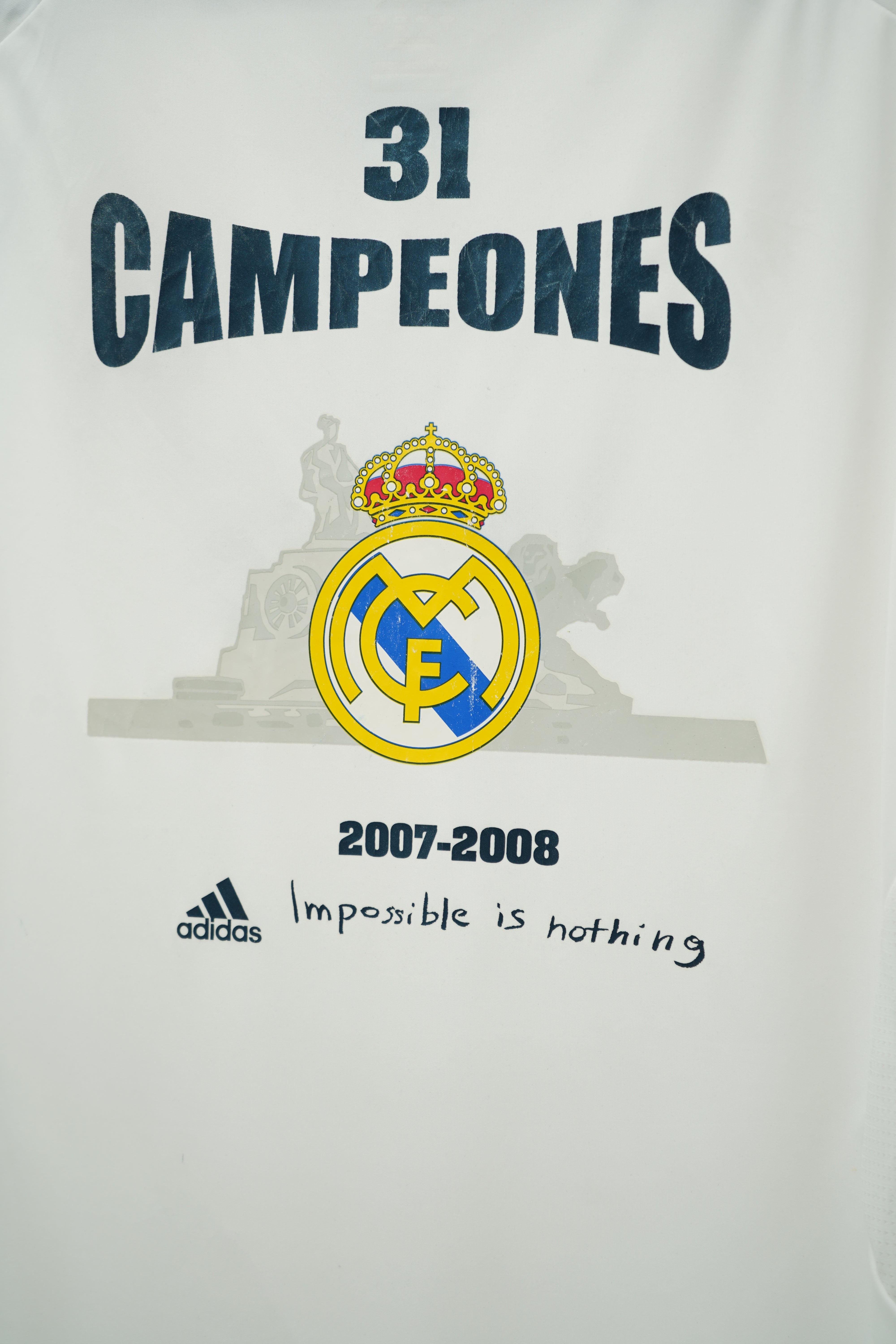 Real Madrid Campeon de Liga #31 2007-2008 - Talla XL