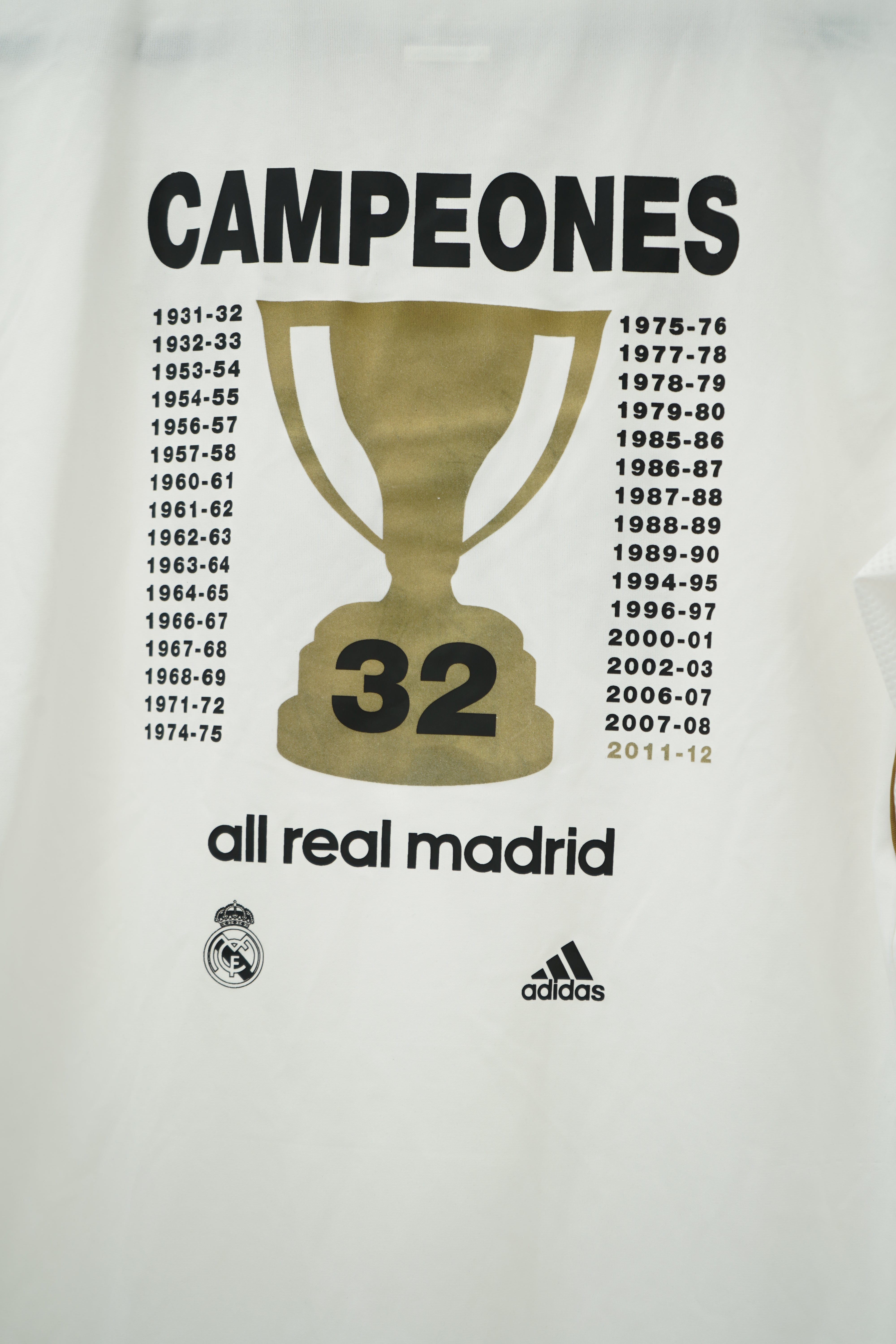 Real Madrid Campeon de Liga #32 2011-2012 - Talla L