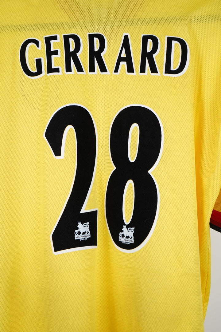 Liverpool 1997 Gerrard 28 - XL (9/10) - The Football Room Mty