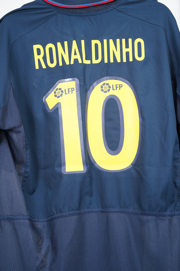 Barcelona 2002-2003 Ronaldinho #10 - XL (9/10)