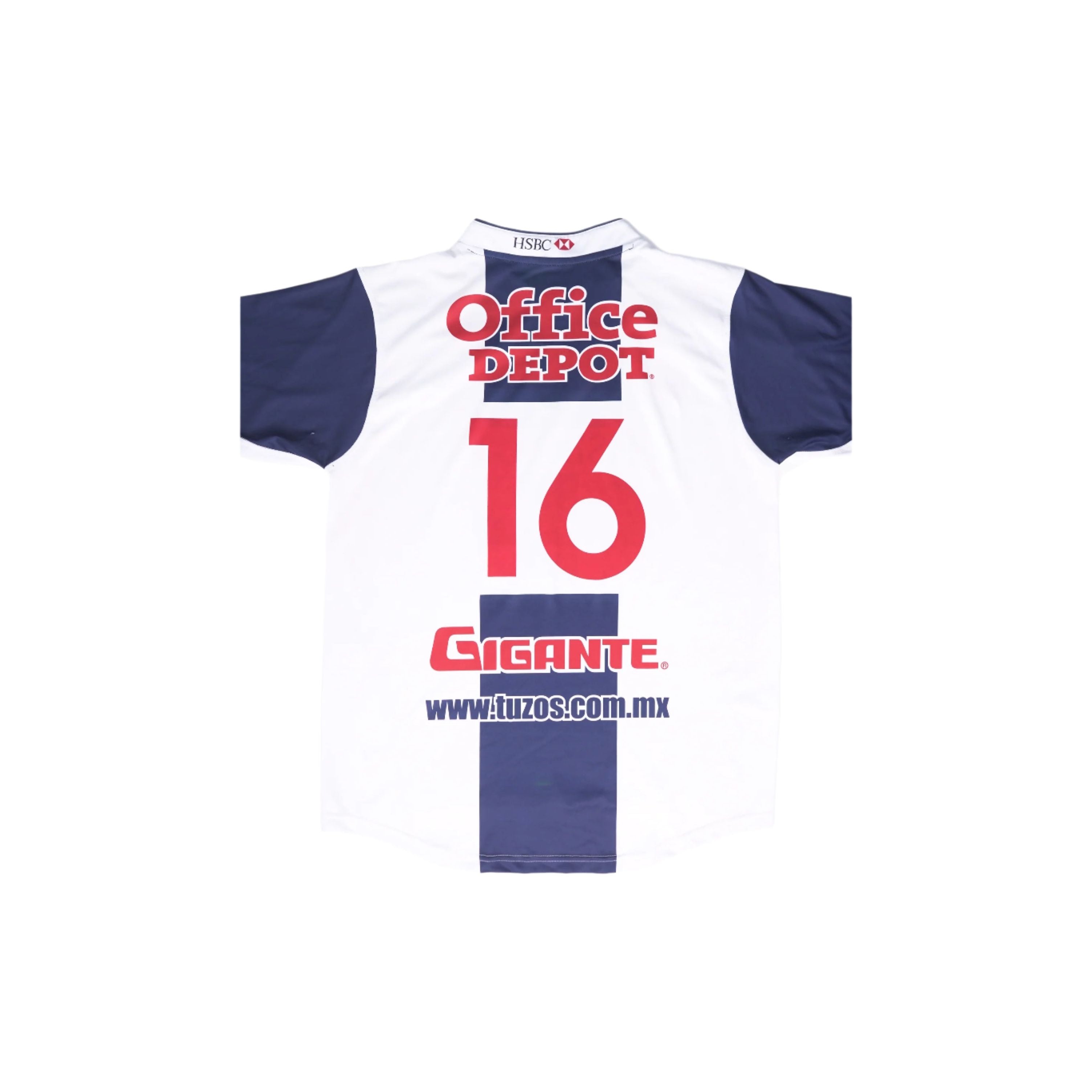 (Matchworn) Pachuca Local 2010-2011 Gerardo Rodriguez #16