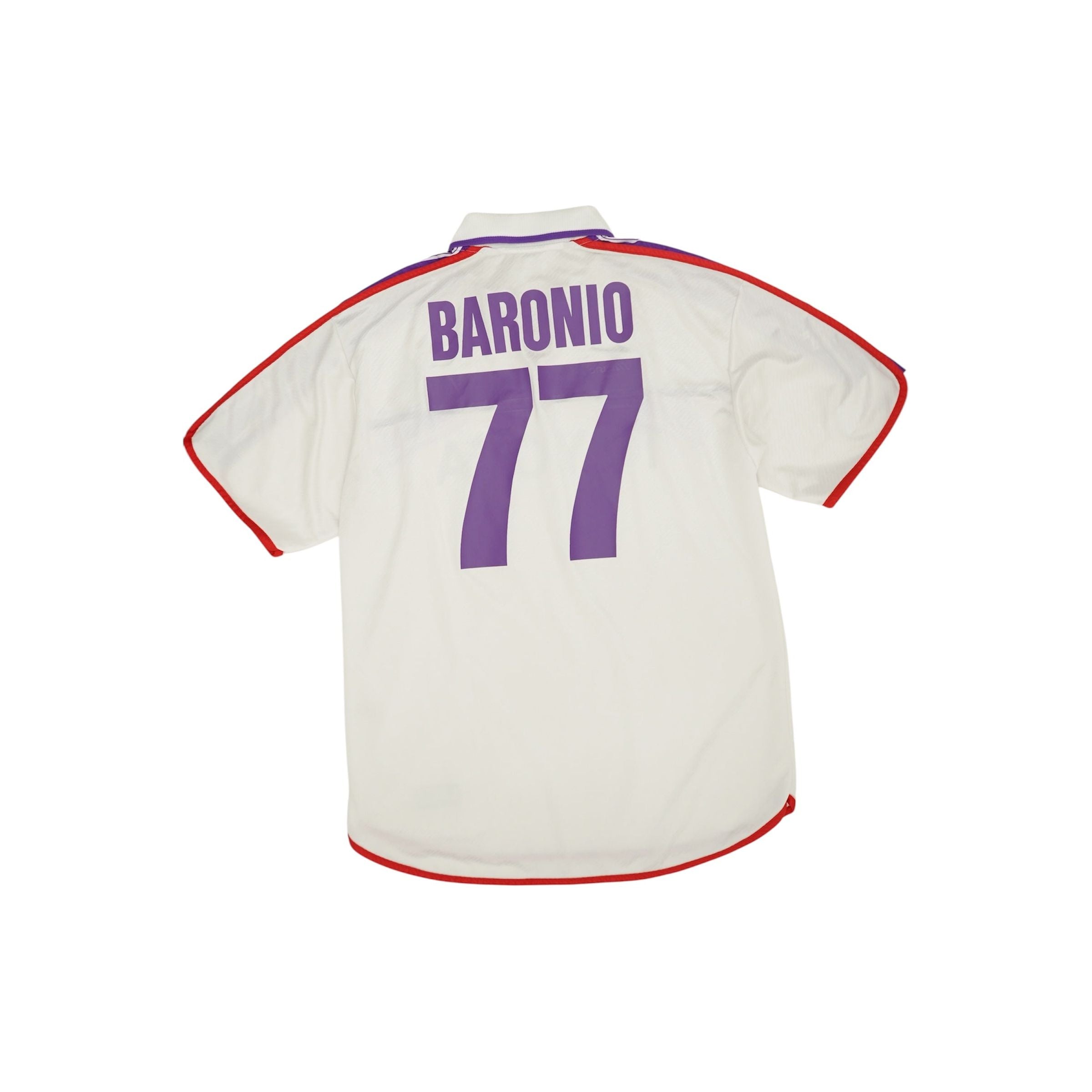 (Matchworn) Fiorentina Visitante Baronio #77 c/ parche de Copa de Italia