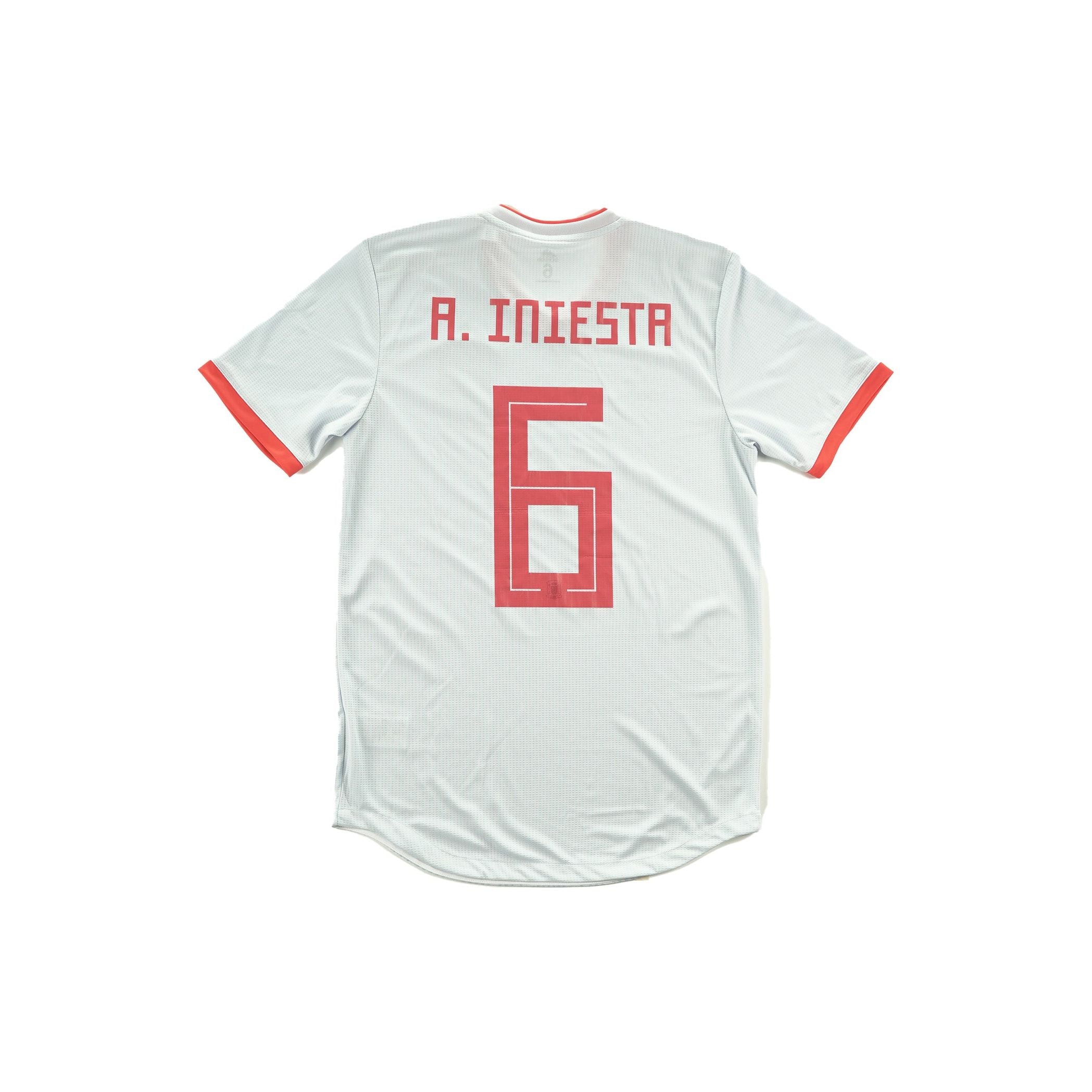 (Matchworn) Spain 2018 Away Andres Iniesta #6