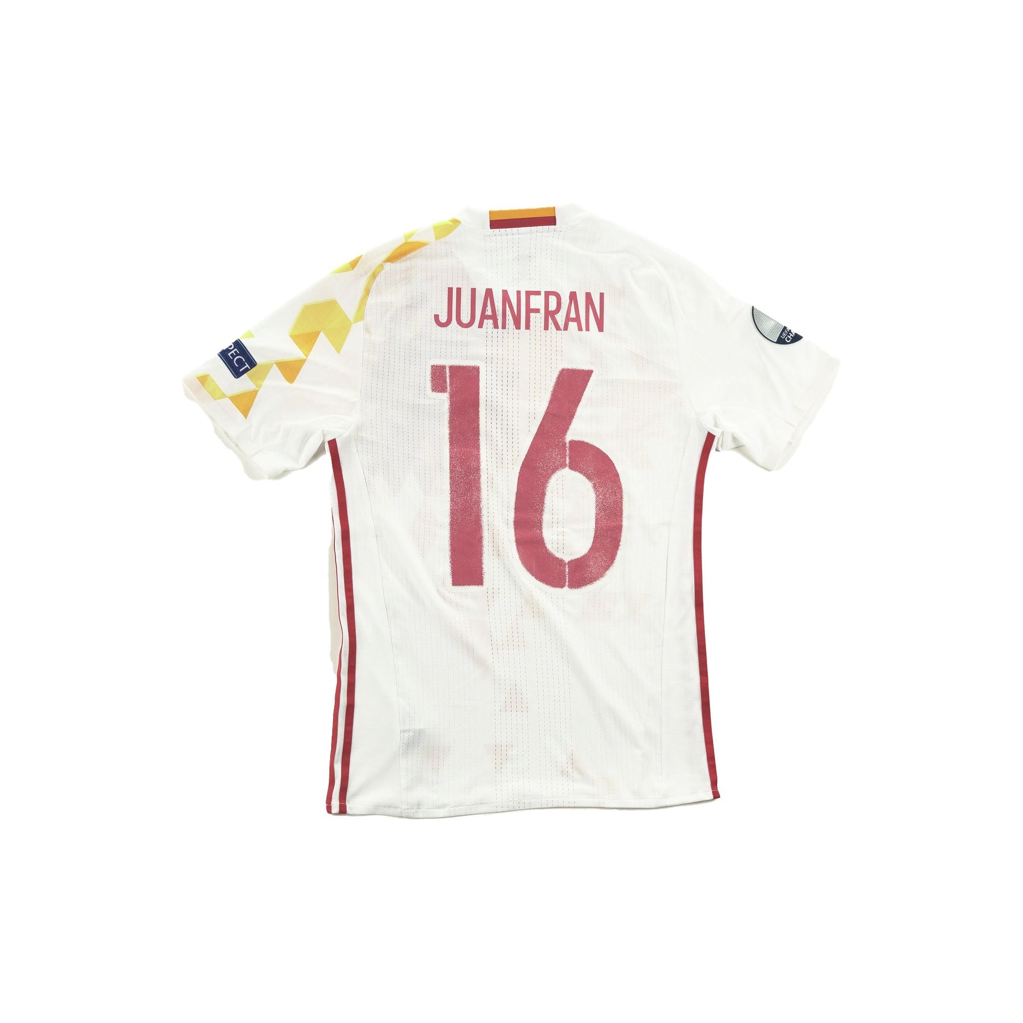 (Matchworn) España 2016 Visitante Juanfran #16