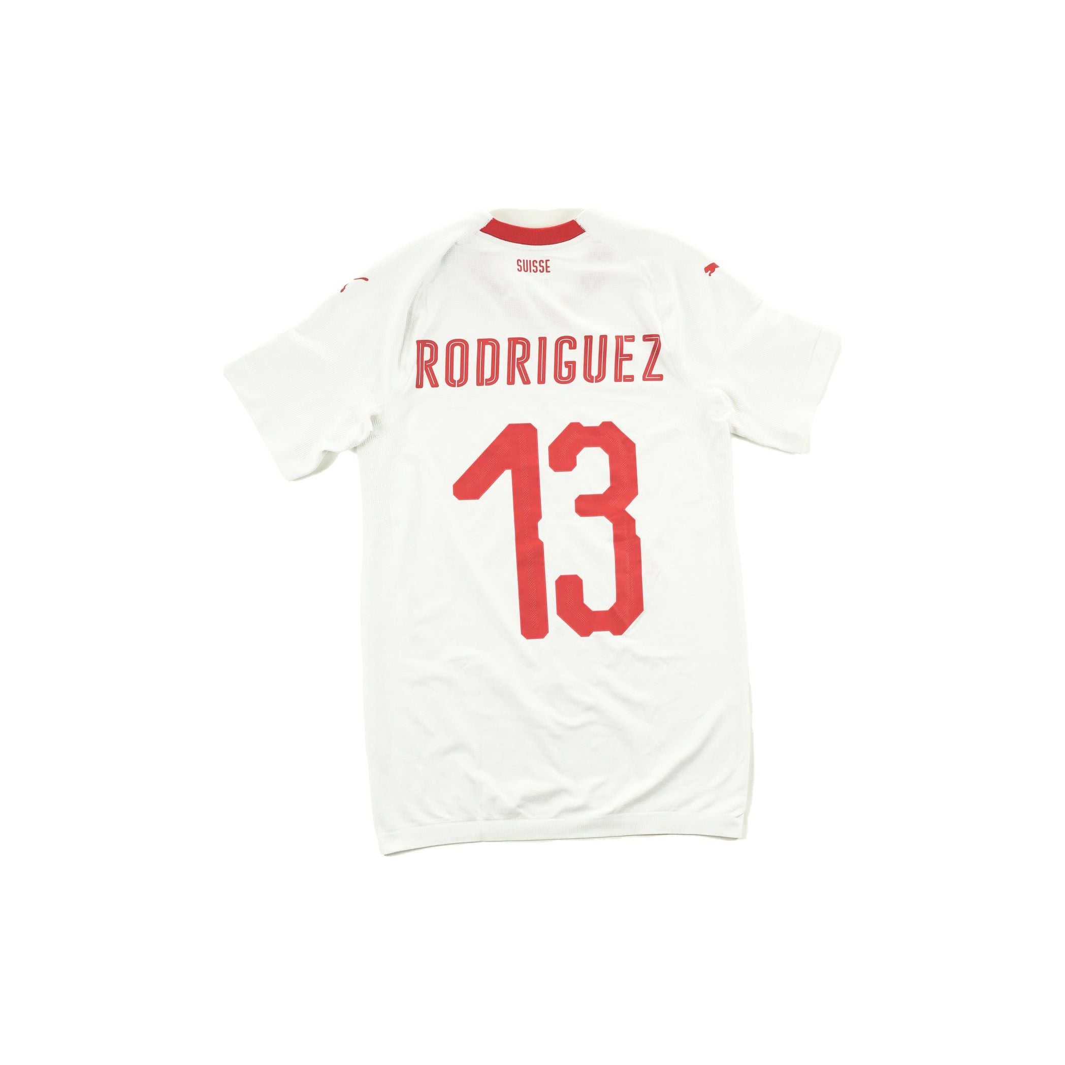 (Matchworn) Suiza 2018 Visitante Rodriguez #13