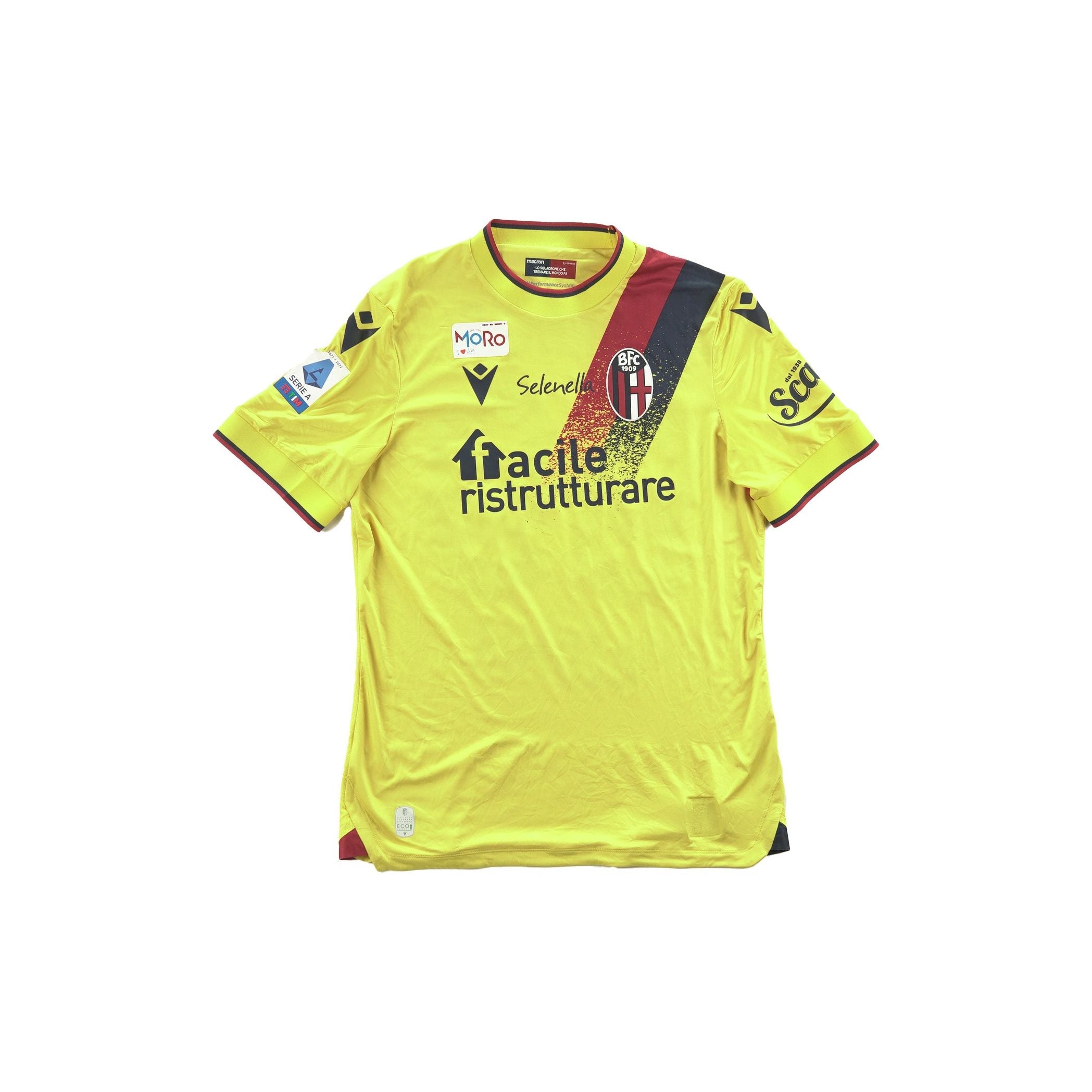 (Matchworn) Bologna 2021-2022 Barrow #99 3rd Kit Parche Moro