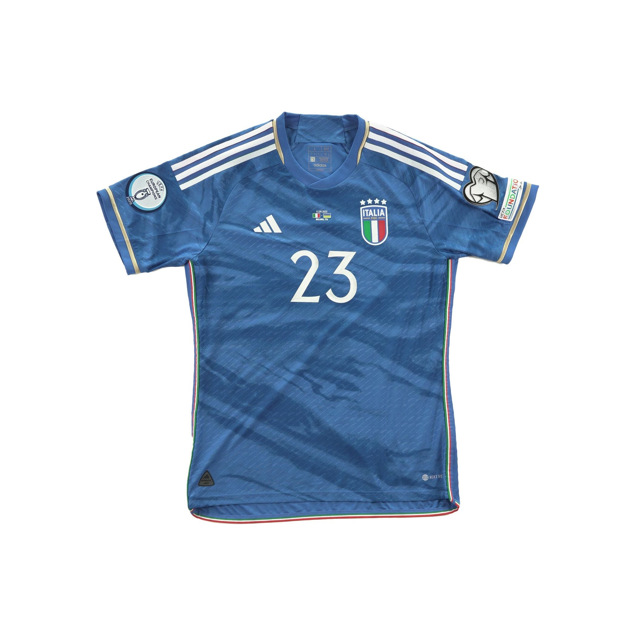 (Matchworn) Italia 2023 Local Bastoni #23