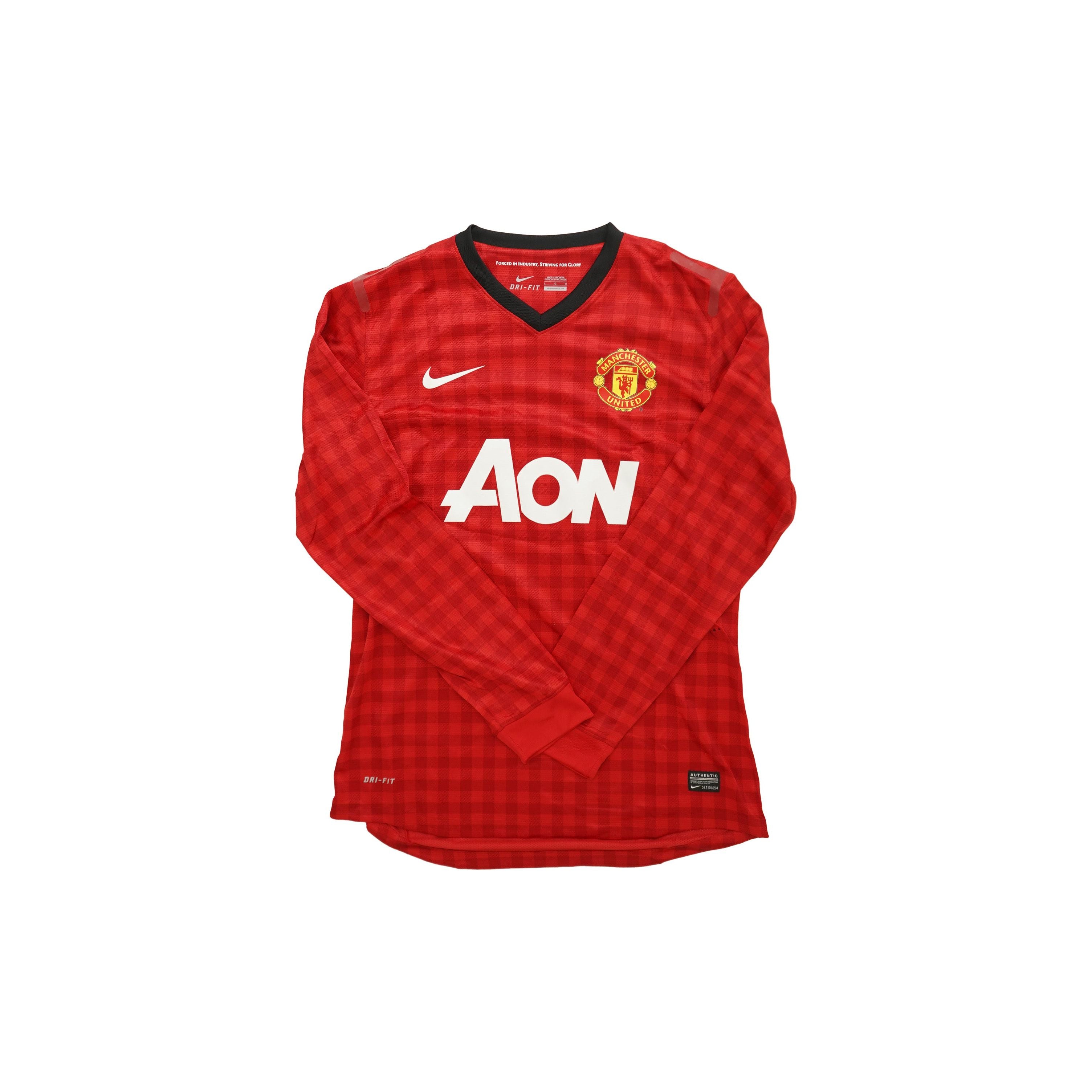 (Player Issued) Manchester United Local Manga Larga 2012-13