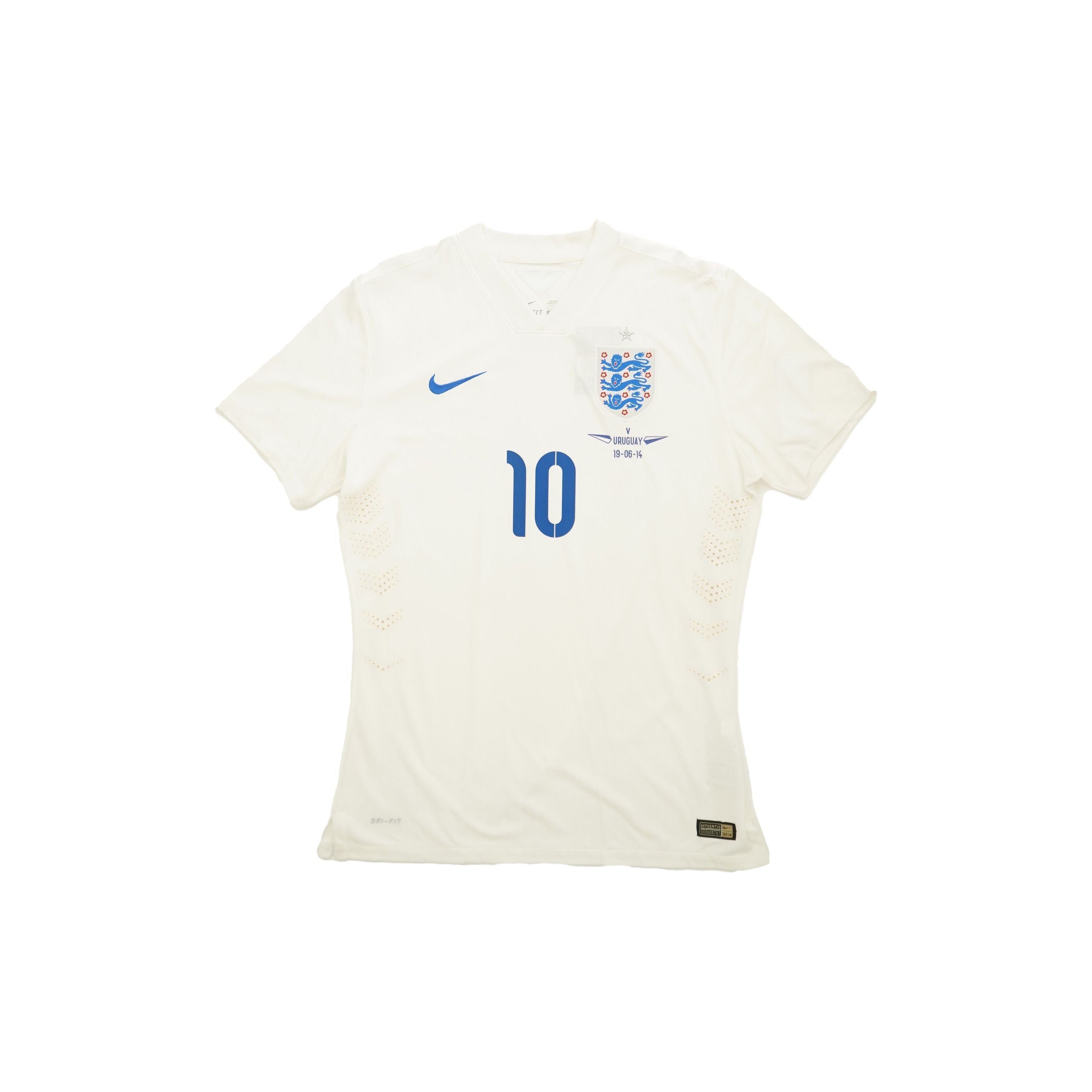 (Player Issued) Inglaterra Local Mundial 2014 #10