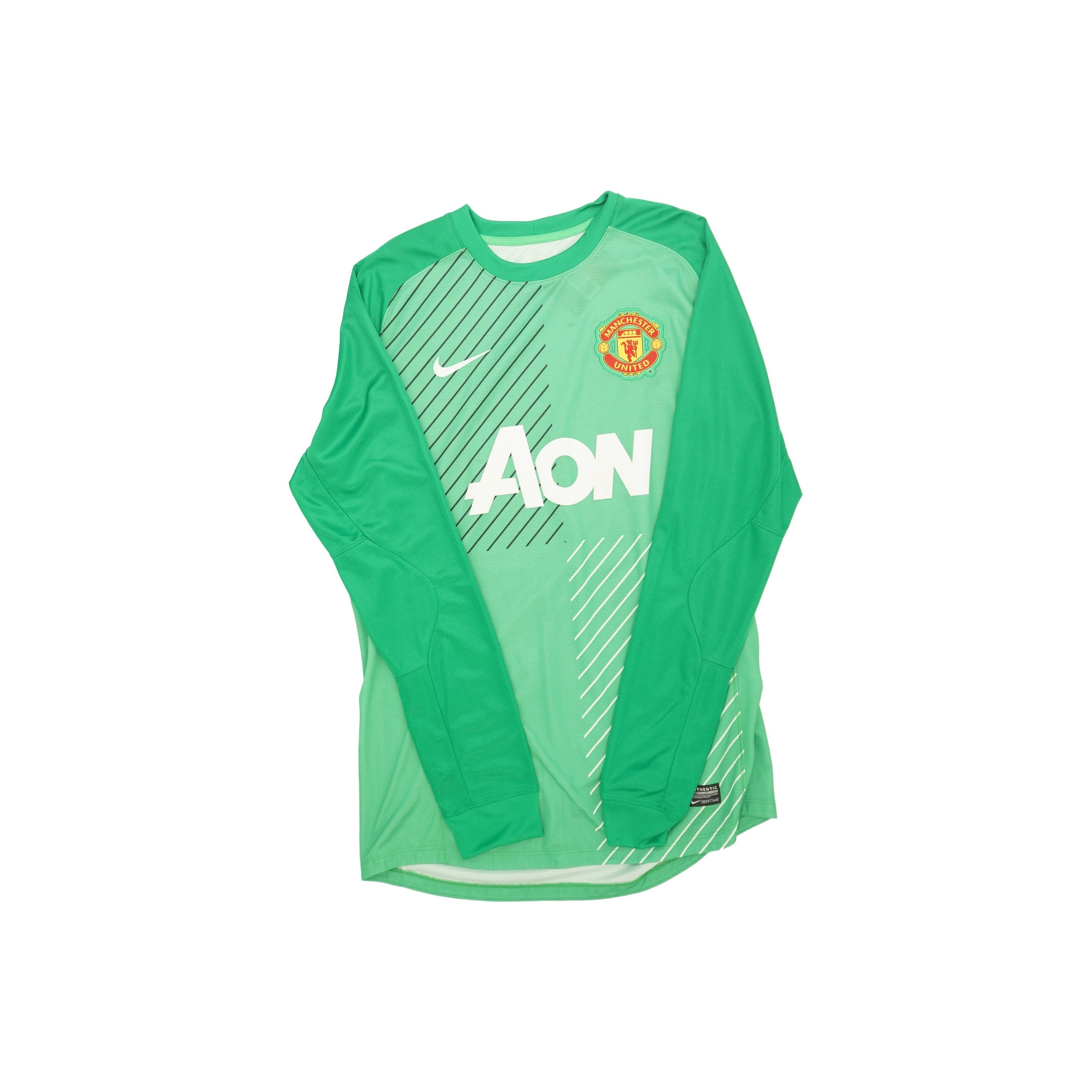 (Player Issued) Manchester United 2013-14 version de portero Manga Larga