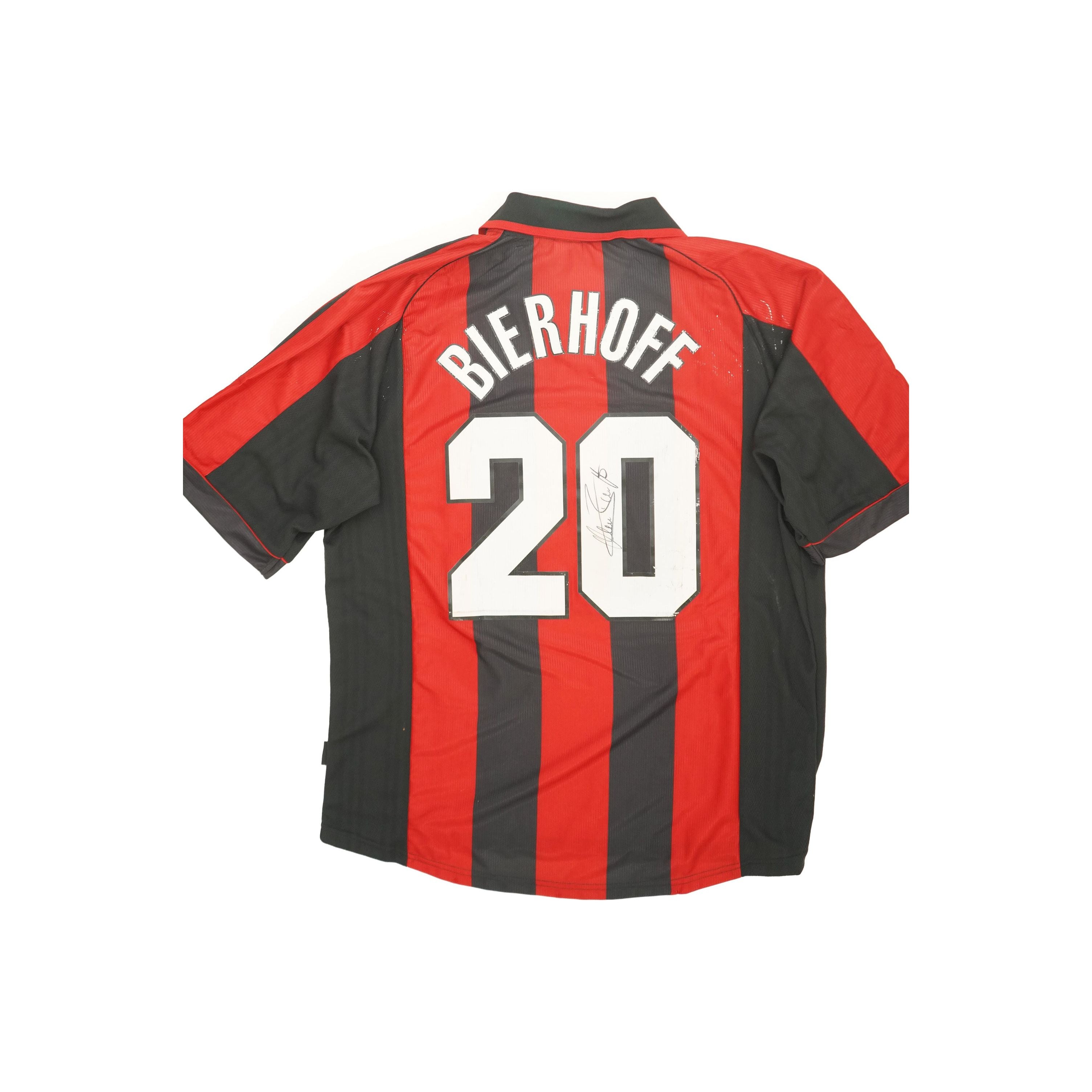 (Matchworn) AC Milan 1998-99 Home #20 Bierhoff (signed)