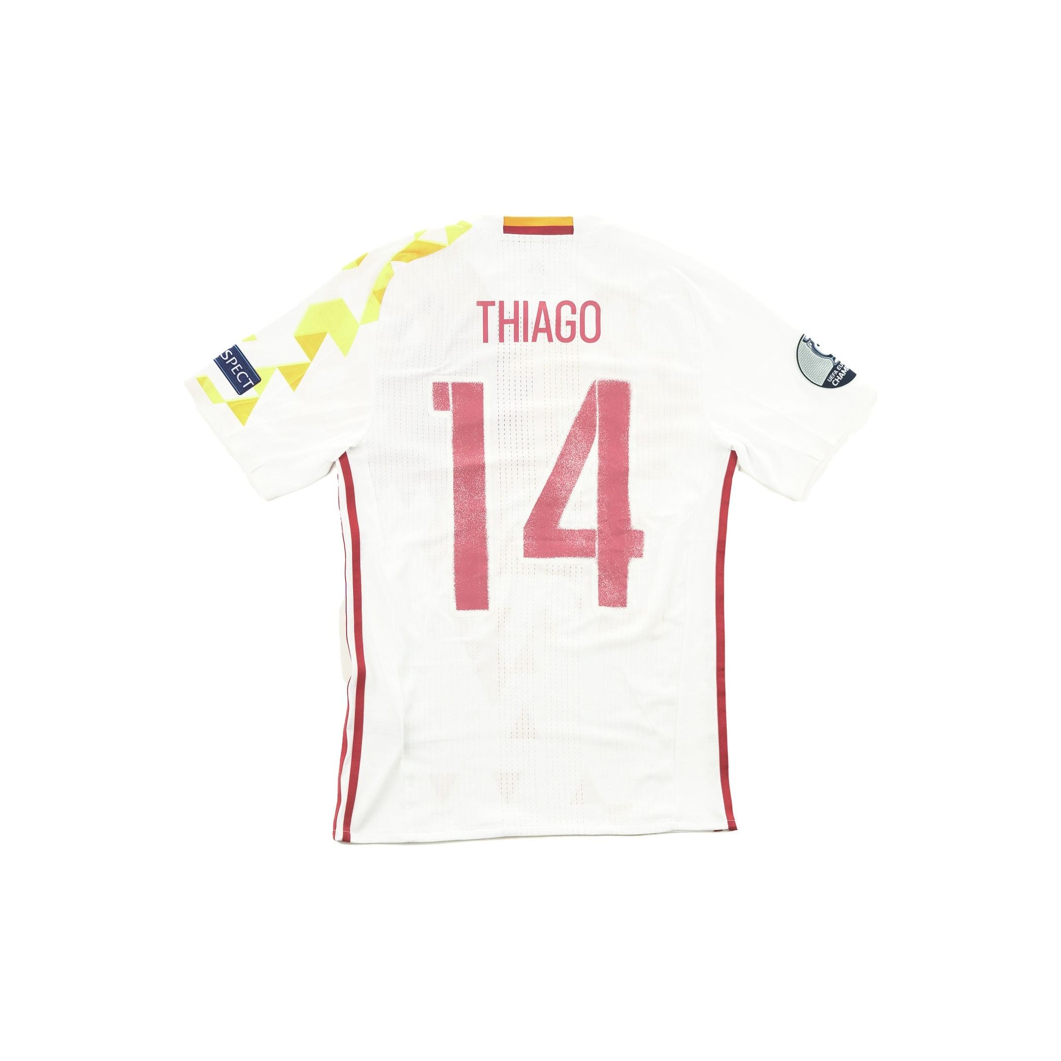 (Matchworn) España 2016 Visitante Thiago #14