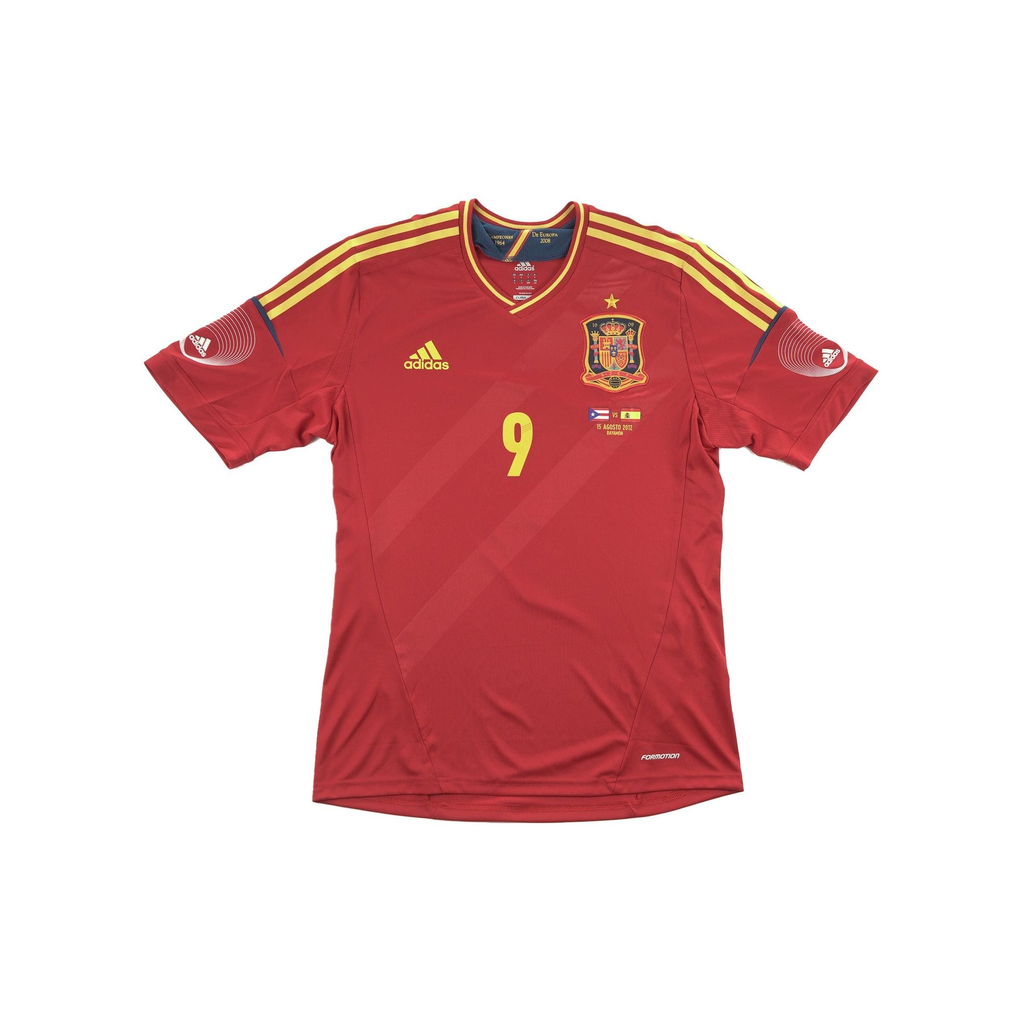 (Matchworn) España 2012 Local Fernando Torres #9