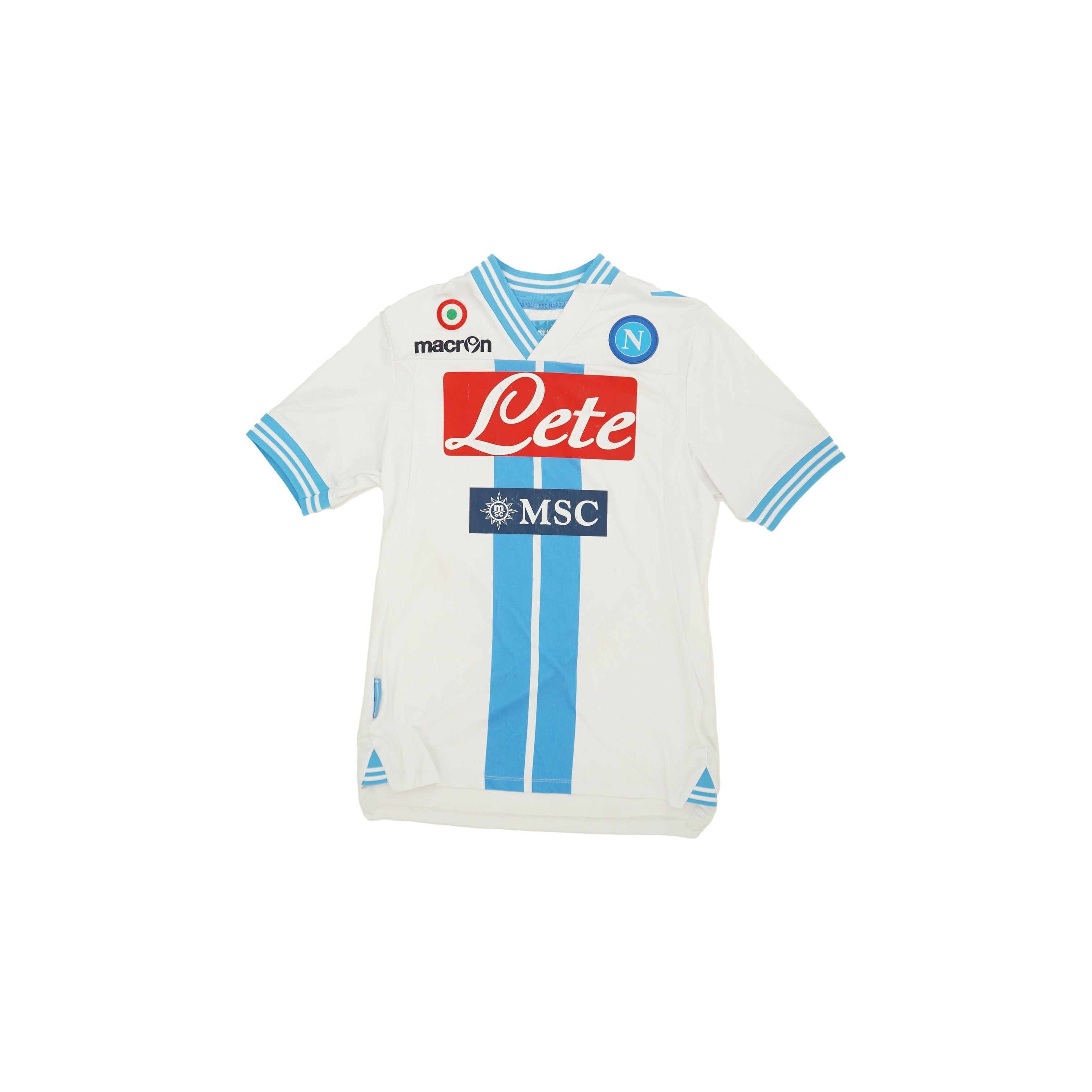 Napoli tercera equipación 2012-2013 c/ parche de Copa Italiana