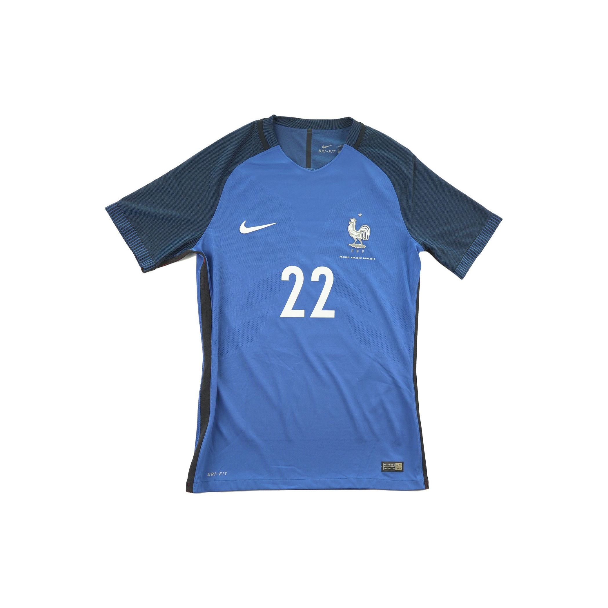 (Matchworn) Francia 2017 Local Umtiti #22