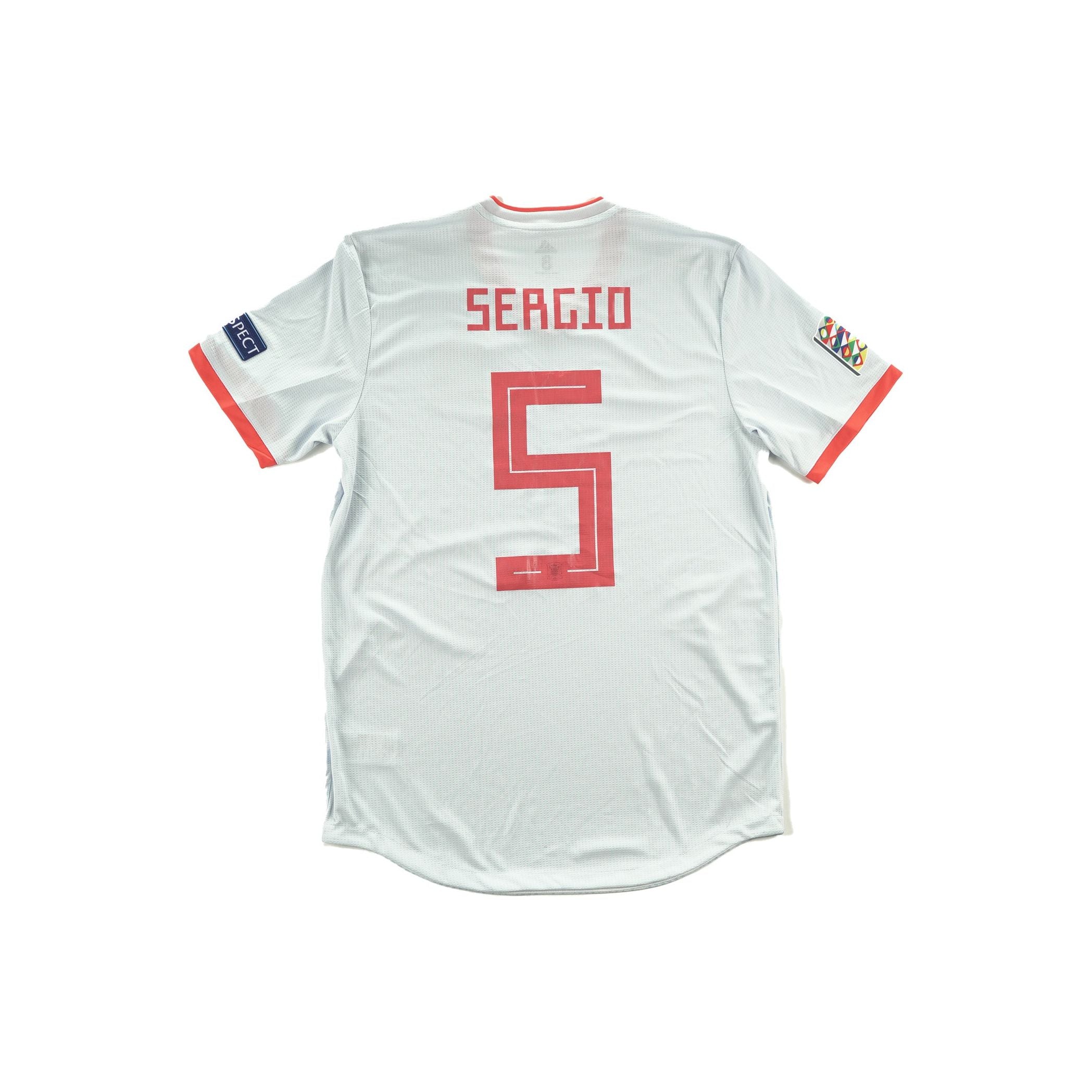 (Matchworn) España Visitante 2018 Sergio Busquets #5