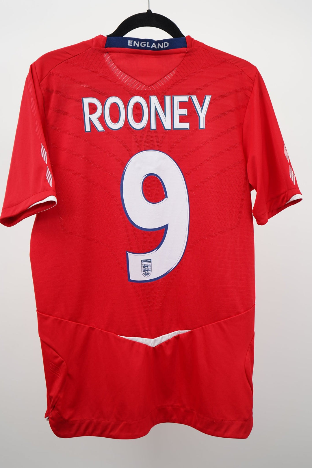 Inglaterra Visitante 2008 9 Rooney - M (9/10) - The Football Room Mty