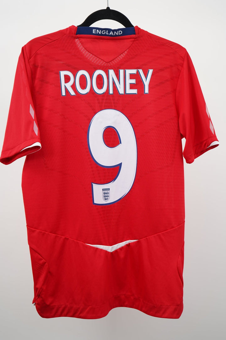 Inglaterra Visitante 2008 9 Rooney - M (9/10) - The Football Room Mty