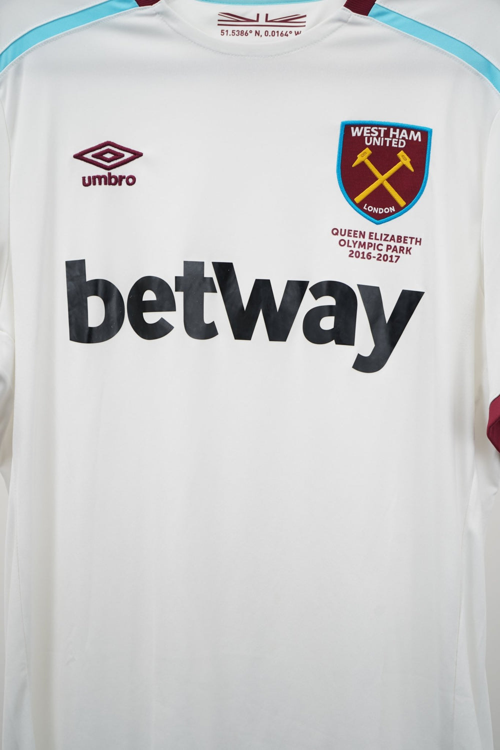 West Ham United Visitante 2016 - 2017 - L (9/10) - The Football Room Mty